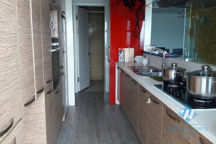 Superior lake view 2 bedrooms apartment for rent in Golden Westlake , Ba Dinh district